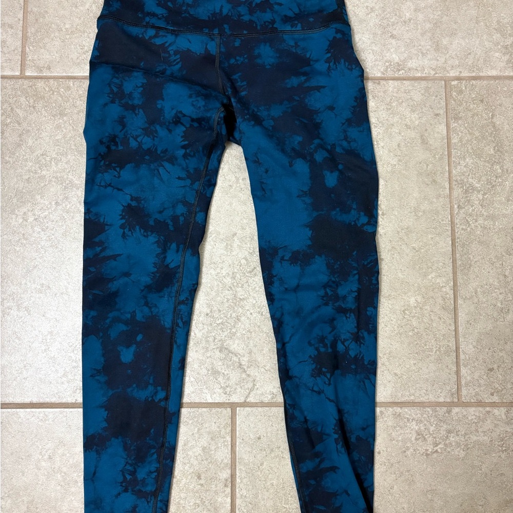 Fleo Navy Tie-Dye Leggings
